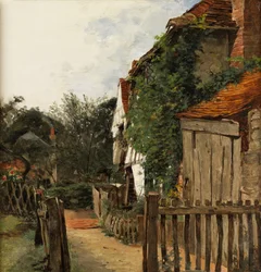 Un jardín de cabaña