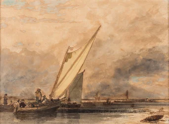 On the Medway, fecha desconocida (acuarela sobre papel)