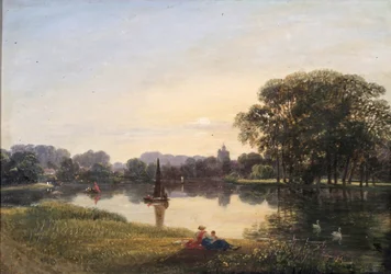 El río en Chiswick, c.1800