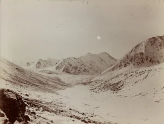 Glaciar de origen del Oxus desde Wakhjir