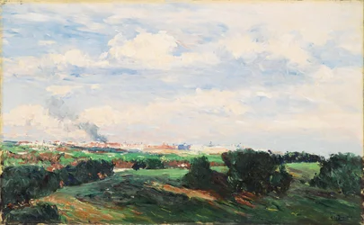 Vista de Madrid desde el Plantío de los Infantes o Madrid visto desde El Pardo
