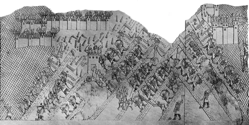 Asalto a la Ciudad de Laquis, 700-692 a.C., c. 1900-1920