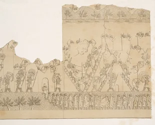 Asedio y escalada de una ciudad (Kouyunjik), de Monumentos de Nínive, pub. 1849