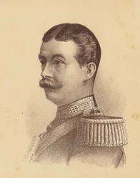 Lord Carrington, Gobernador de Nueva Gales del Sur (litografía en color)