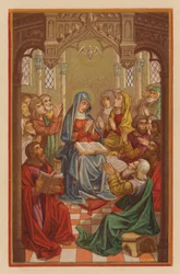 Advenimiento del Espíritu Santo (cromolito)