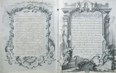 Ratificación austriaca del contrato de matrimonio de María Antonieta, Archiduquesa de Austria, con el Delfín Luis de Francia, 23 de abril de 1770