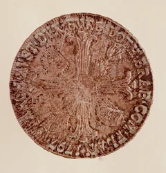 Taler de plata austriaco del emperador Francisco II (Francisco I de Austria o Francisco II del Sacro Imperio) (1768-1835) 1797 Diámetro 4 cm