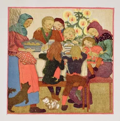 Fiesta de Nochebuena, c.1910, de "Christmas" (Navidad)