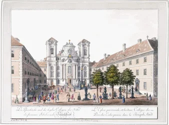 Iglesia y dos escuelas en Josefstadt, 1779-1792