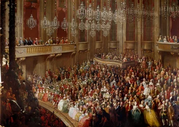 Concierto en Viena en presencia de la familia imperial