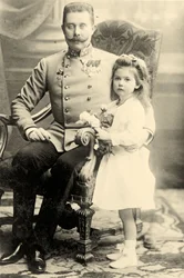 Franz Ferdinand con la princesa Sophie