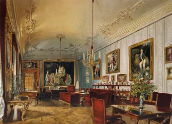 Sala de la Princesa Sofía en los Apartamentos Imperiales, Palacio de Schoenbrunn (Lista del Patrimonio Mundial de la UNESCO)