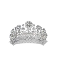 Tiara de diamantes antigua de Kochert