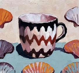 Taza «Naturaleza muerta costera»