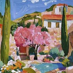 Pueblo de las Flores Rosas