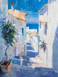 Vista de la calle de Sunny Village