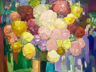 Ramo de flores de colores vivos