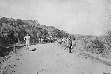 Construcción de una Carretera S. Bernardo, 1895