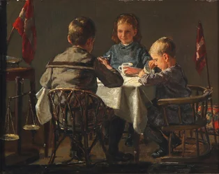 Los tres hijos del artista