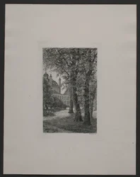 Danés:  Fra slotsparken