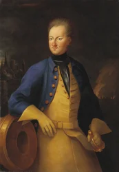 Carlos XII o Carl de Suede - Retrato del rey Carlos XII de Suecia (1682-1718), por Sparre, Axel (1652-1728). Óleo sobre lienzo