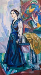 Retrato de la Sra. Carin Östberg