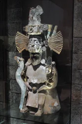 Quemador de incienso en forma del dios Tlaloc, Tláhuac, periodo Posclásico tardío, c.1500