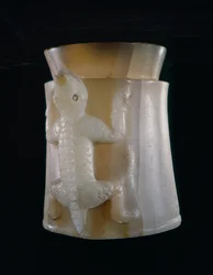 Jarra, encontrada en la Isla de Sacrificios, Veracruz, México