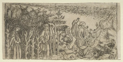 Dante perdido en el bosque: escapando y encontrando a Virgilio, Canto I