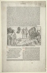 Dante y Virgilio con la visión de Beatriz, c.1481-1485