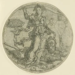 Judith con la cabeza de Holofernes