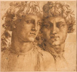 Dos Estudios de la Cabeza de un Joven