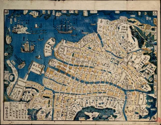 Nagasaki, Japón, c.1860 (xilografía, papel de arroz)