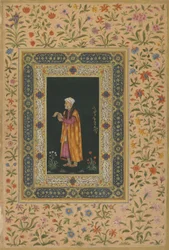 Retrato de Itimad Al-dawla, dinastía Mughal