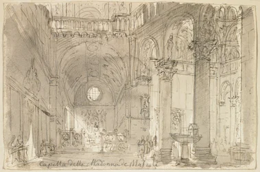 Vista de la Capilla de la Madonna de
