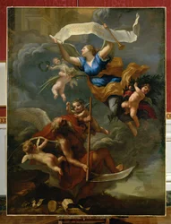 El triunfo del tiempo (pintura sobre lienzo)