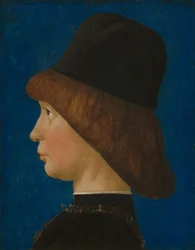 Francesco II Gonzaga, cuarto marqués de Mantua, c.1474-1480 (temple sobre tabla de álamo)