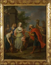 Eliezer y Rebeca en el pozo