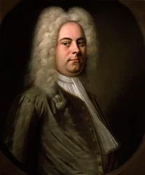 George Frideric Handel, compositor alemán, 1726-1728