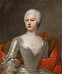 Retrato de la Condesa Margaretha Sophia von Hennicke, nacida von Schönberg, ca 1731
