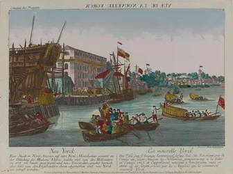 Vista de Nueva York, circa 1776