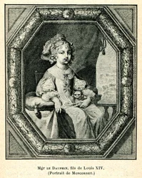 Cabanès, Educación de los Príncipes005 Mons. el Delfín, hijo de Luis XIV