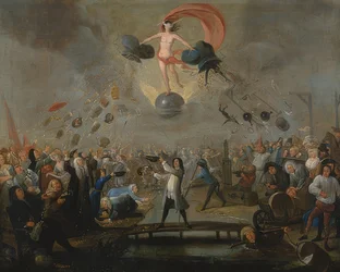 Alegoría del destino. Alrededor de 1730