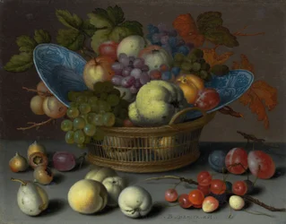 Cesta de frutas, c. 1622 (óleo sobre tabla)