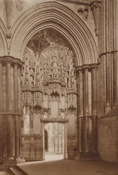 Capilla del obispo Alcock desde Reho-Choir, catedral de Ely