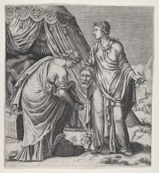Judith con la cabeza de Holofernes