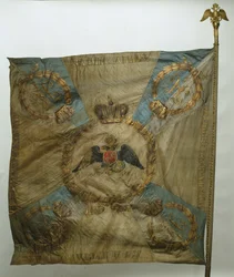 Estandarte del Regimiento de Guardias de Vida Semenovsky, después de 1825
