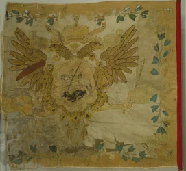 Bandera de San Jorge del Regimiento de Infantería en la época de Anna Ioannovna, 1730s