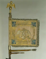 Estandarte de San Jorge de la Caballería en la época de Nicolás I, 1830s
