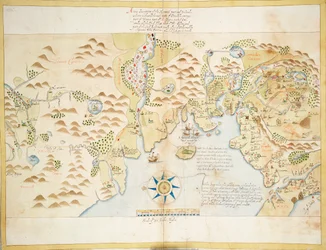 Bahías de Donegal y Sligo, Irlanda, c.1600 (lino, papel)
